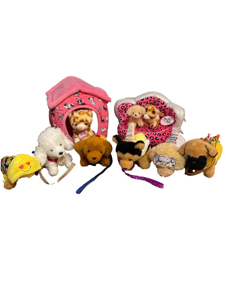 Pet Shop Plush Stuffed Animal Toys Set