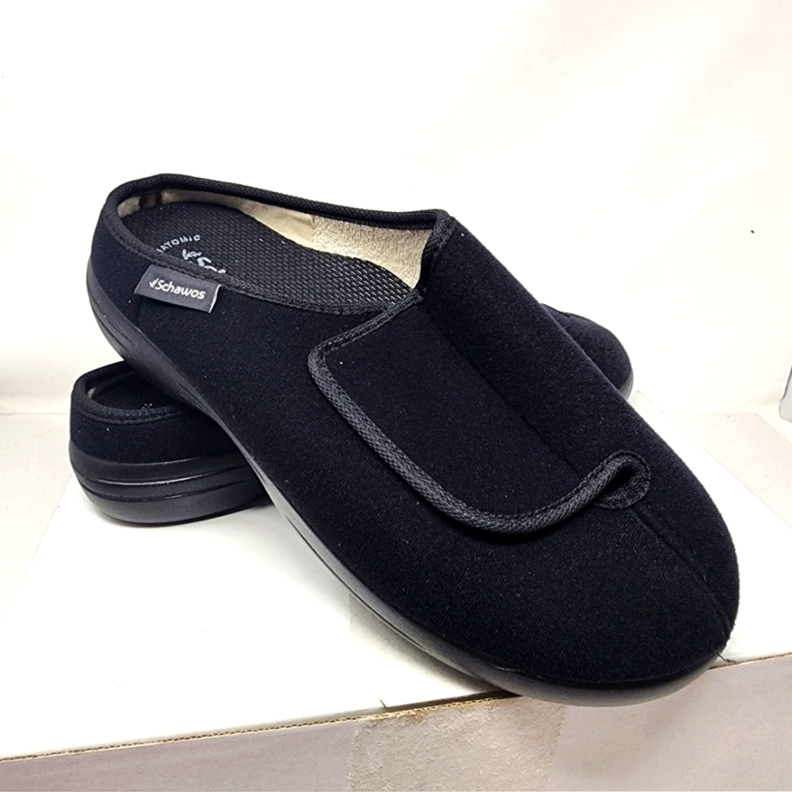 New Black Schawos Comfort Shoes Orthopedic Wide 875 Diabetic Women's Size 13