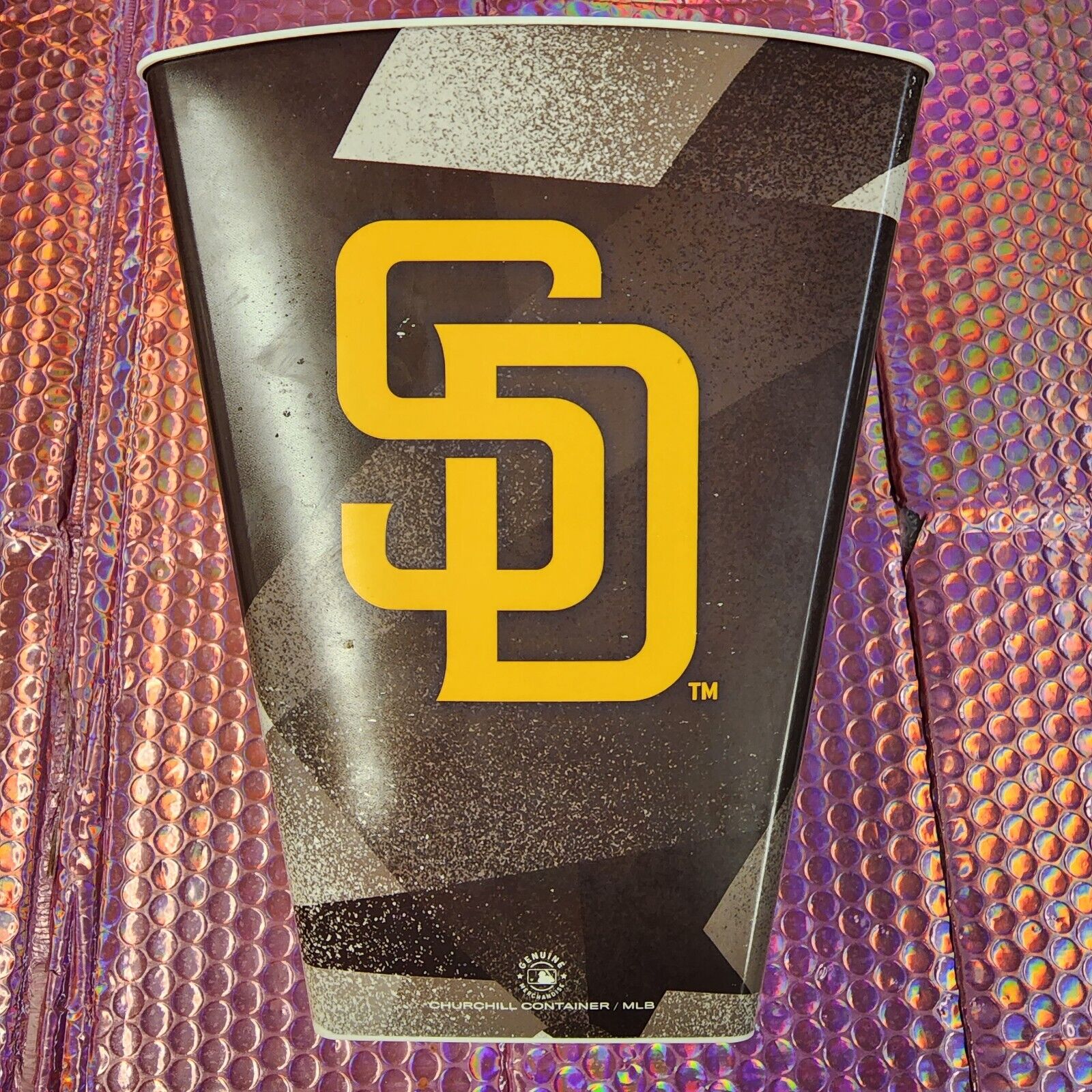 San Diego Padres Post Season 2024 Baseball Souvenir Popcorn Box MLB Playoffs SD