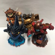 Skylanders jaw breaker head rush bushwhack bundle lot 4 damaged trap masters