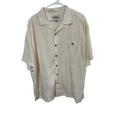 ISLAND SHORES Men's Hawaiian Shirt Size XXL