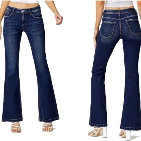 Risen Low Rise Flare Jeans size 31W NEW