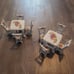 2 sets of porcelain mini tables and chairs