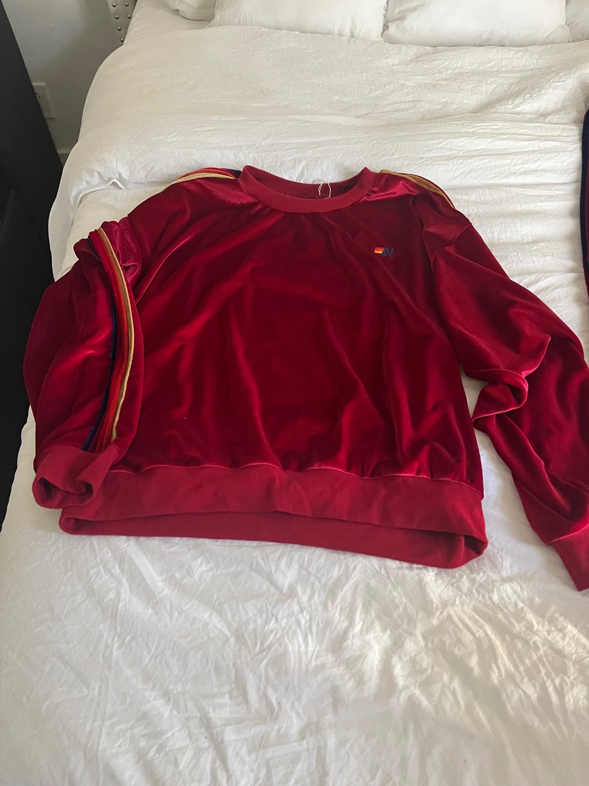 Classic velvet aviator tracksuit size s