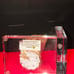 American Atelier's Natural Lapidary Rose Quartz Bookend Gold Glass 3 x 5.5