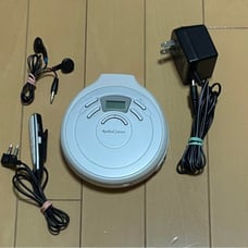 AudioComm CD player Walkman White x Silver