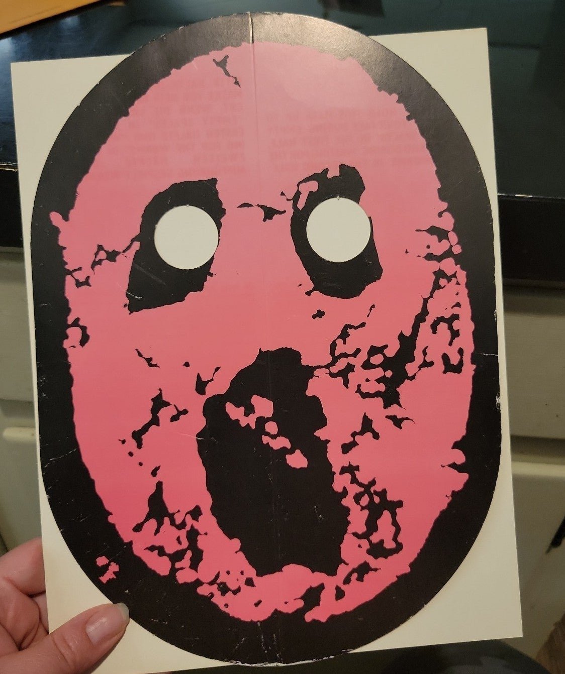 Extremely rare Pink Floyd Berlin Wall Mask 1990