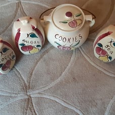 Vintage PURINTON pottery Apple Pear Slip