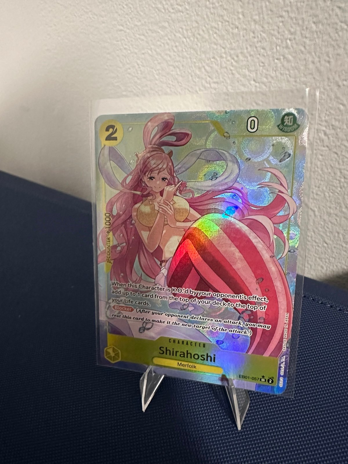 One Piece EB01 Memorial Collection Shirahoshi Alternate Art card