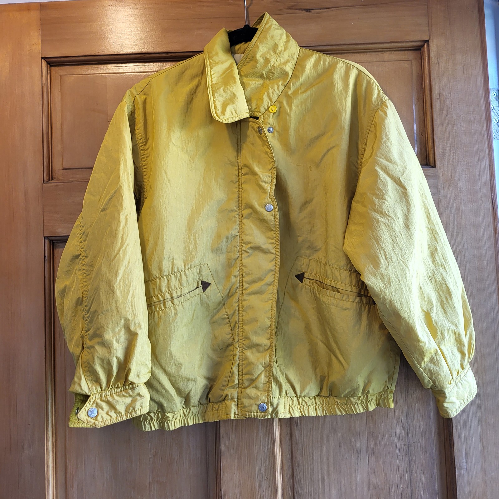 Joola Puff Yellow Bomber Jacket Size M-L
