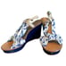 Kate Spade New York Navy Blue Wedge Sandals Women's 10M
