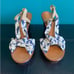 Kate Spade New York Navy Blue Wedge Sandals Women's 10M
