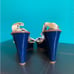 Kate Spade New York Navy Blue Wedge Sandals Women's 10M