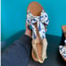 Kate Spade New York Navy Blue Wedge Sandals Women's 10M