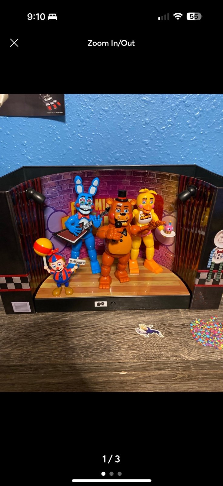 Five Nights at Freddy's 2 Characters on Stage Popcorn bucket