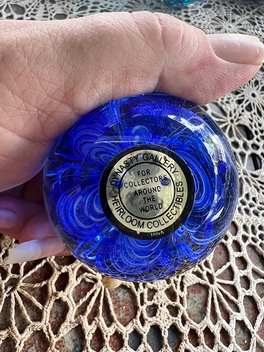 Cobalt Paperweight