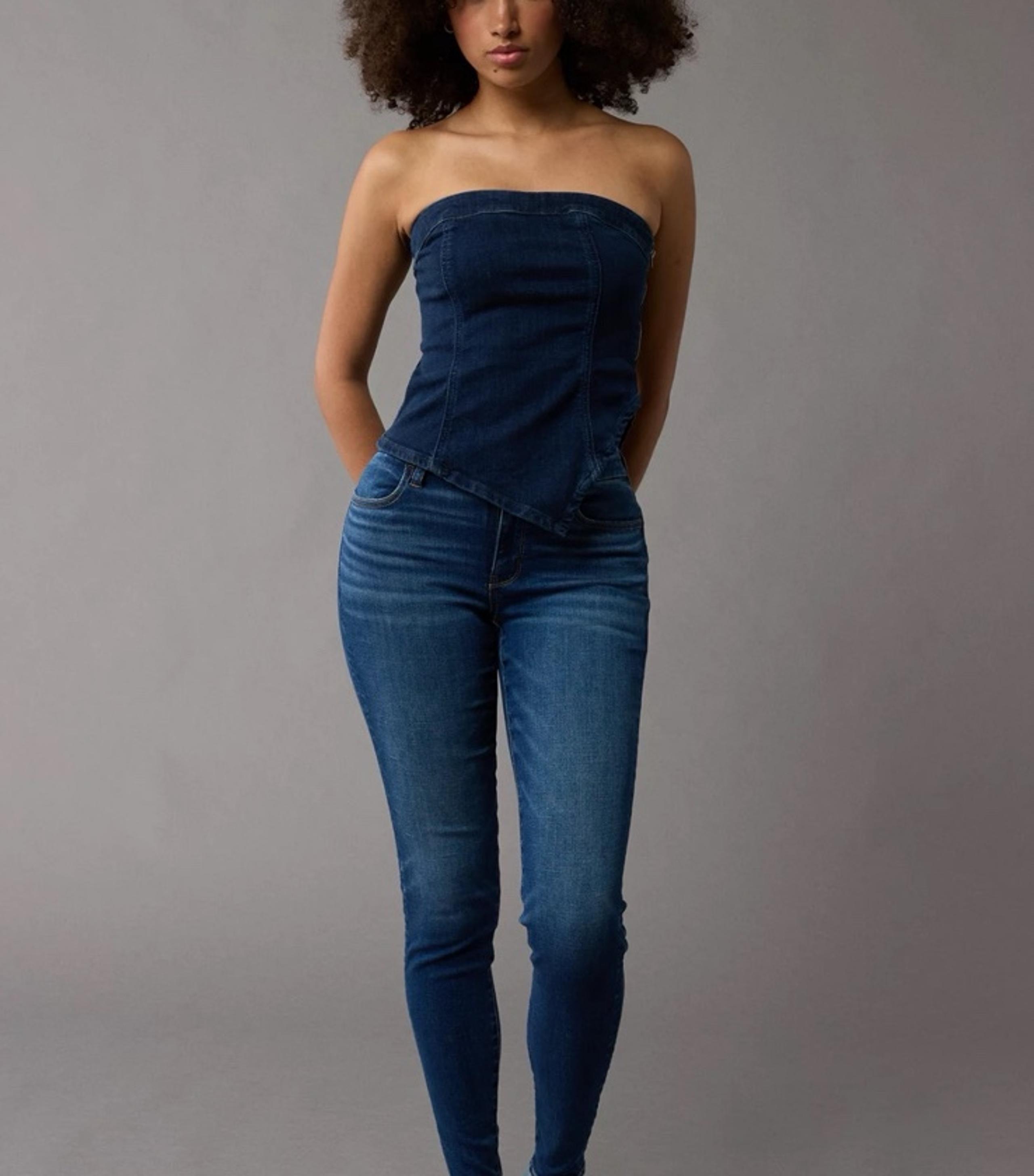 American Eagle Curvy High Rise Jeggings Jeans Size 18
