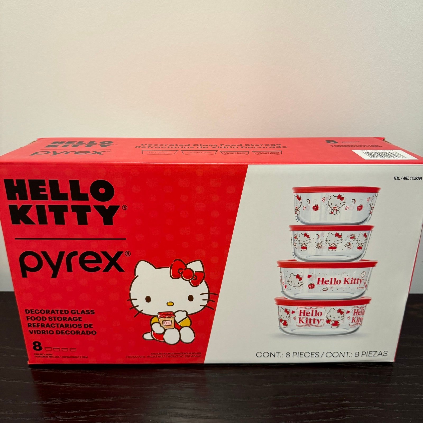 Hello Kitty Pyrex Bowl Set NEW Cute Food Storage