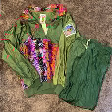 NWT Hotdogger vintage nylon windbreaker jacket and pants set