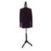 Chelsea28 Oversize V Neck High Low Sweater In Burgundy Stem Size Small