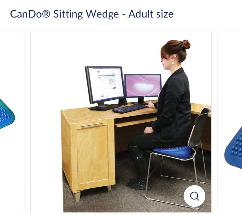 Sitting Chair Seat Wedge Support Air Cushion