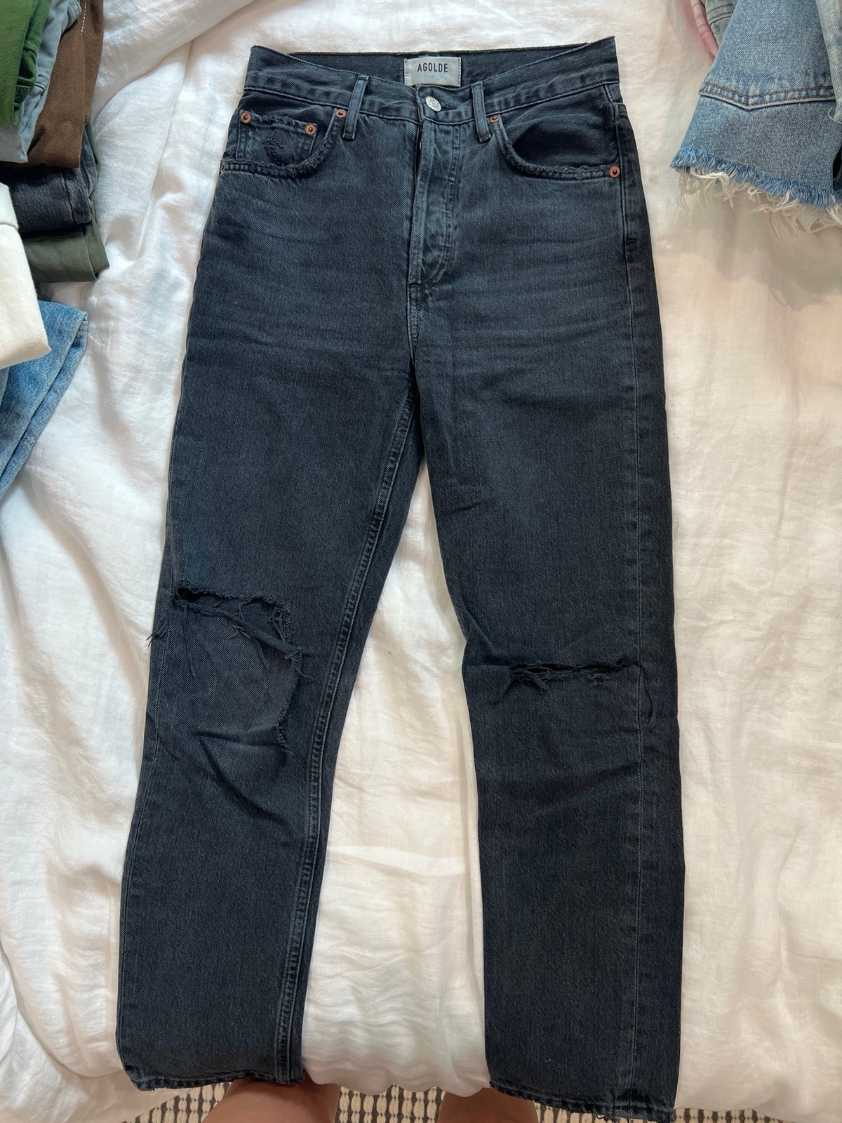 Agolde Distressed Riley Jeans