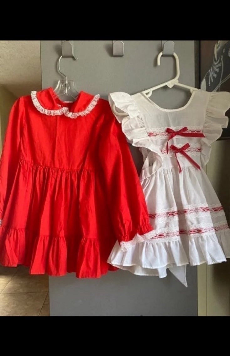 Mini World Inc  1980s vintage childs dress