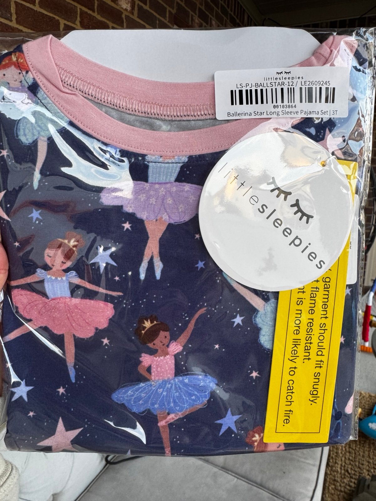 Little sleepies ballerina star 3t