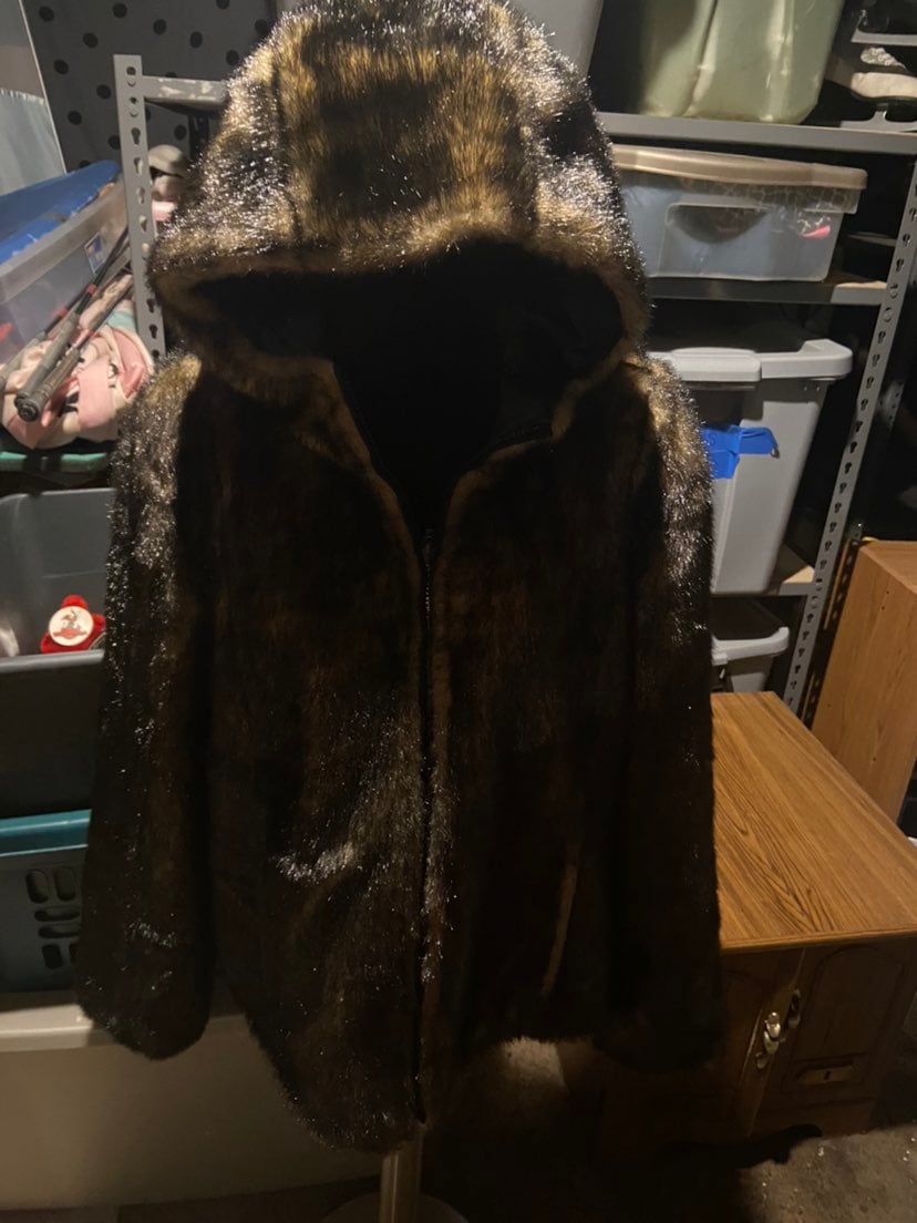 faux fur trench coats