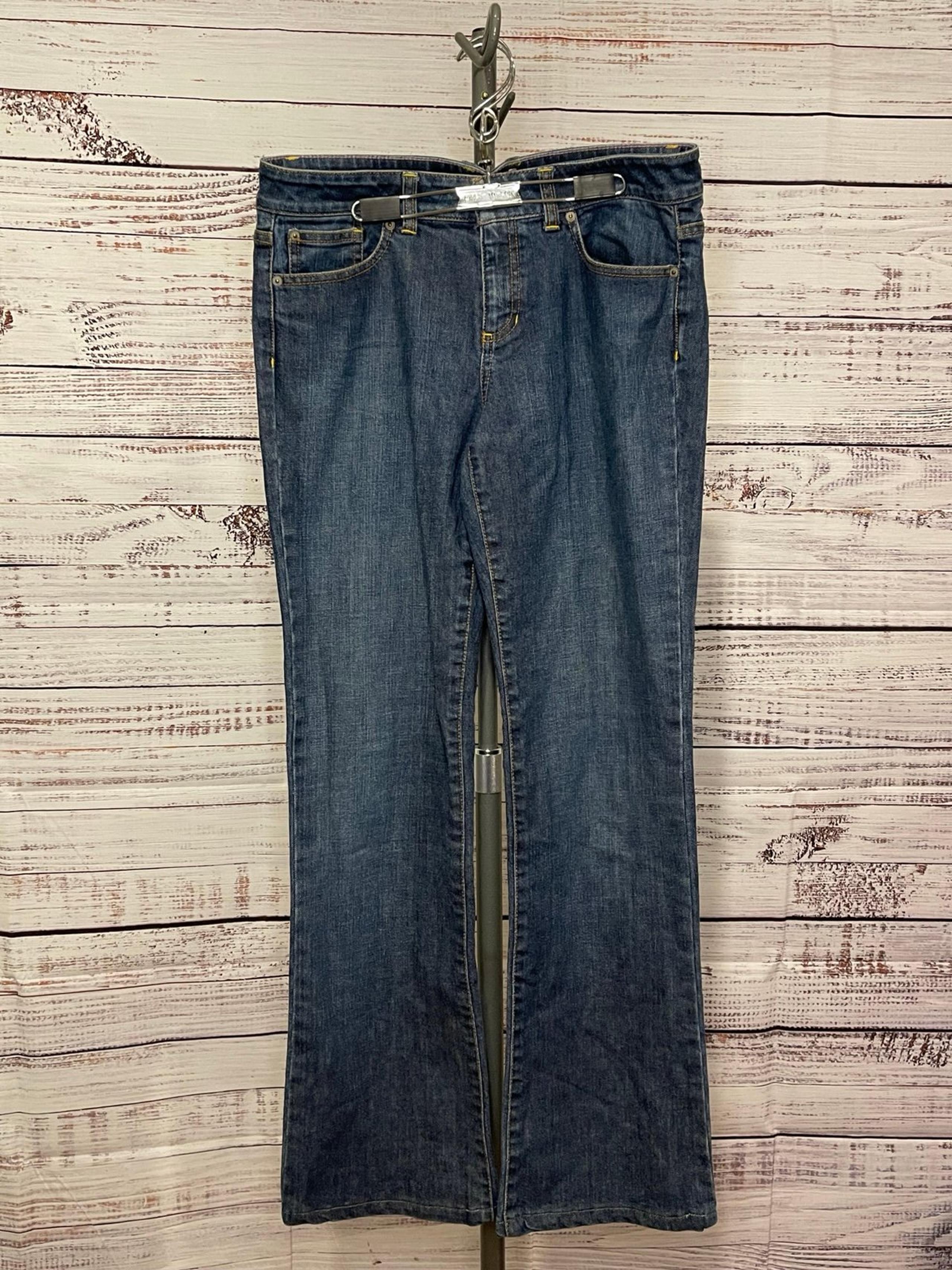 Lilly Pulitzer Womens Main Line Fit Dark Blue Jeans 6 Boot Cut