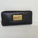 Marc by Marc Jacobs Black Leather Zip Around Wallet
