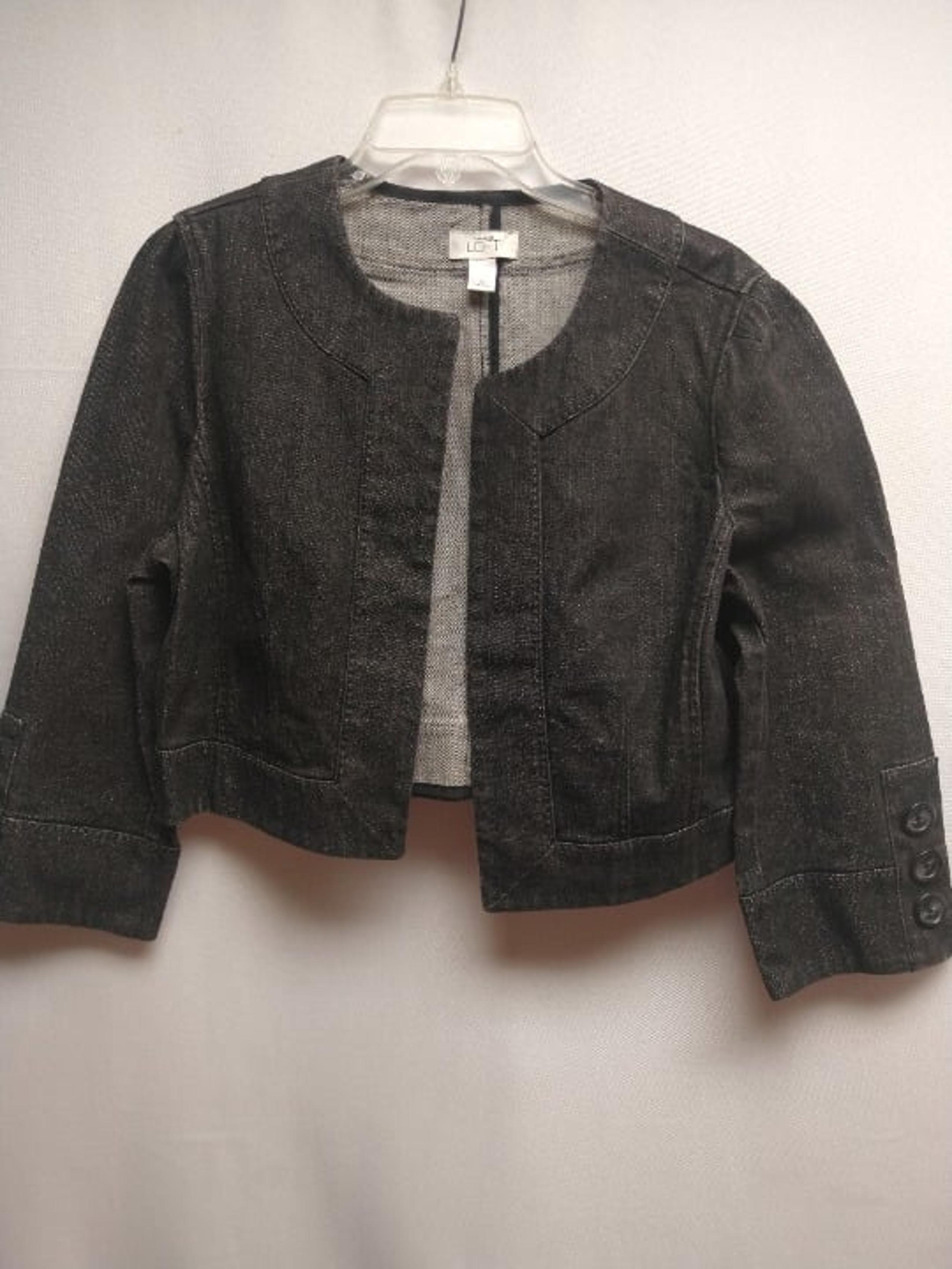 Ann Taylor LOFT waist length denim jacket
