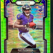 SGC10 Zay Flowers Green Pulsar Prizm