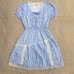 Blue Gingham Cottagecore OP Dress