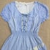 Blue Gingham Cottagecore OP Dress