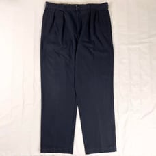 W38L32 90s Mexican-made Polo by Ralph Lauren two-tuck navy blue vintage clothing.
