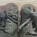 Timberland 65082 Mens Sz 9M Low Top Lace Up Dark Brown Leather Hiking Boots