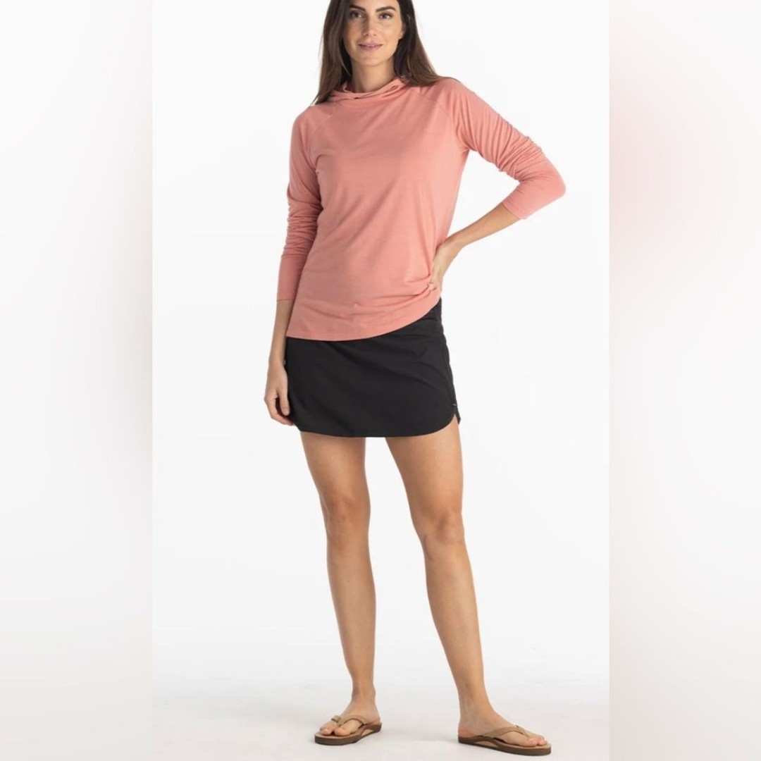 Free Fly Womens Bamboo Lined Breeze Skort in Black - Size XS