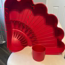 Tupperware shell easy dry dish drainer