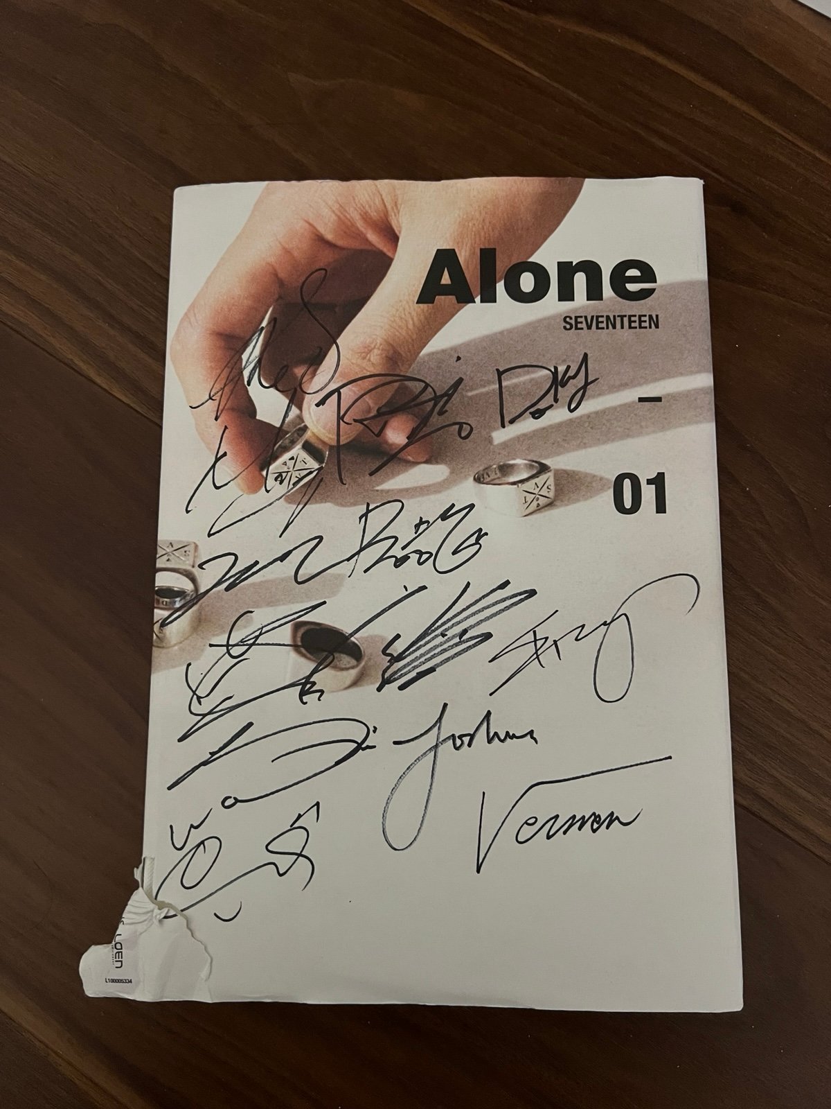 Seventeen al1 album alone ver 4th mini album