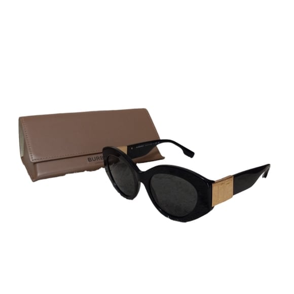 Burberry B. Olympia Black Cat Eye Women's Sunglassses