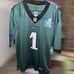 JALEN HURTS EAGLES GREEN JERSEY SIZE LARGE