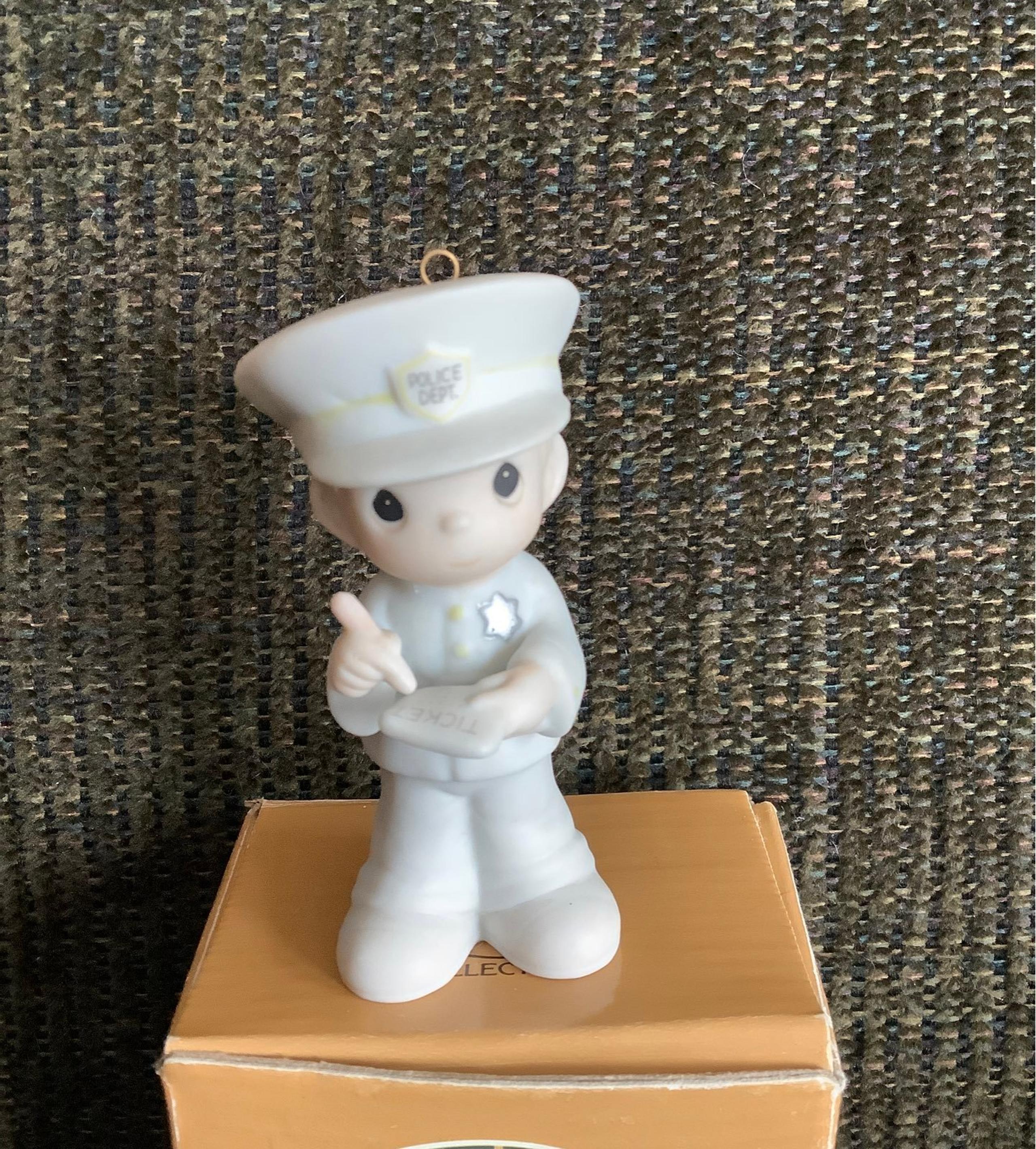 Vintage Precious Moments Policeman Ornament