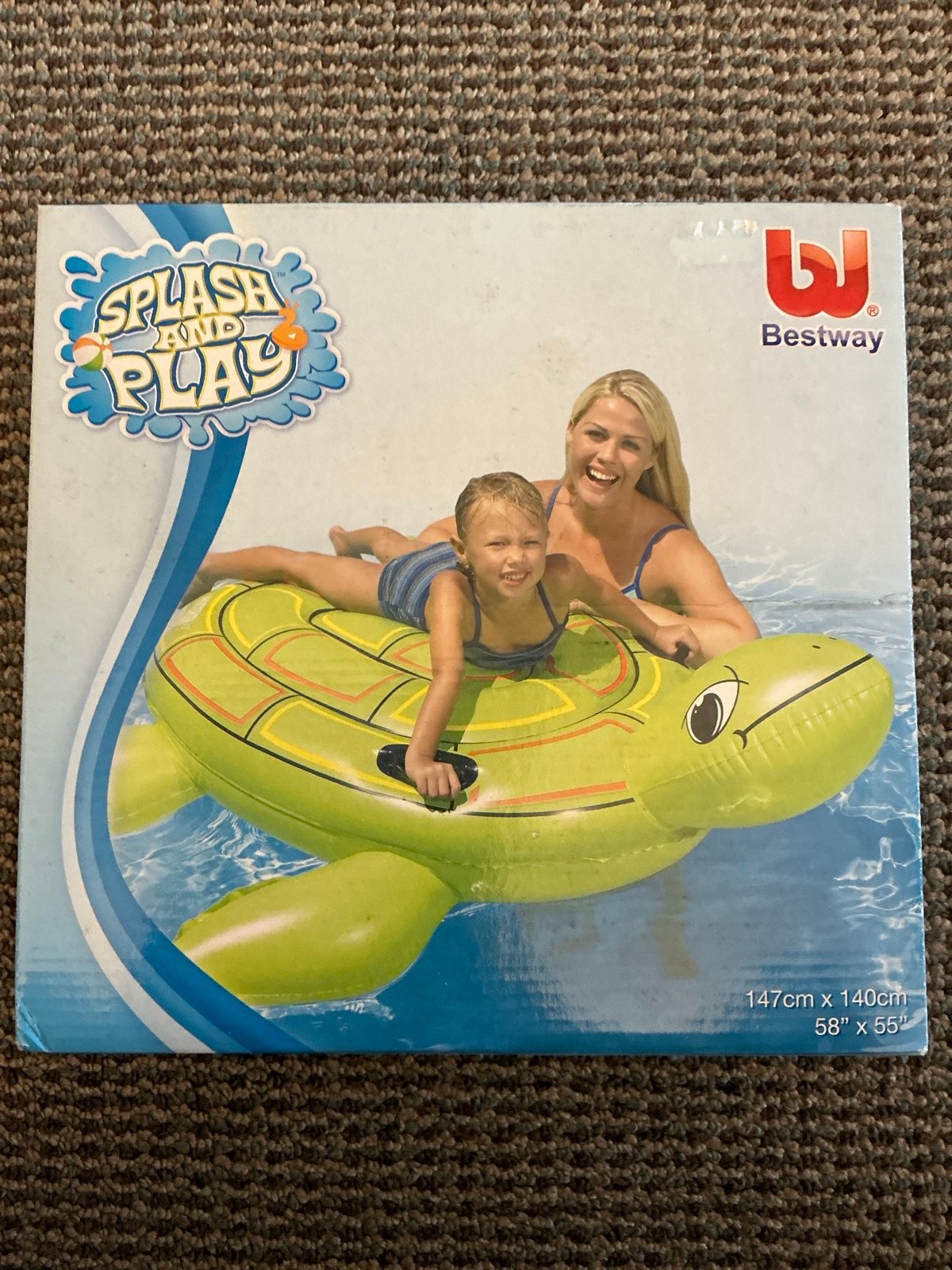 Vintage Inflatable Turtle Ride On 2008