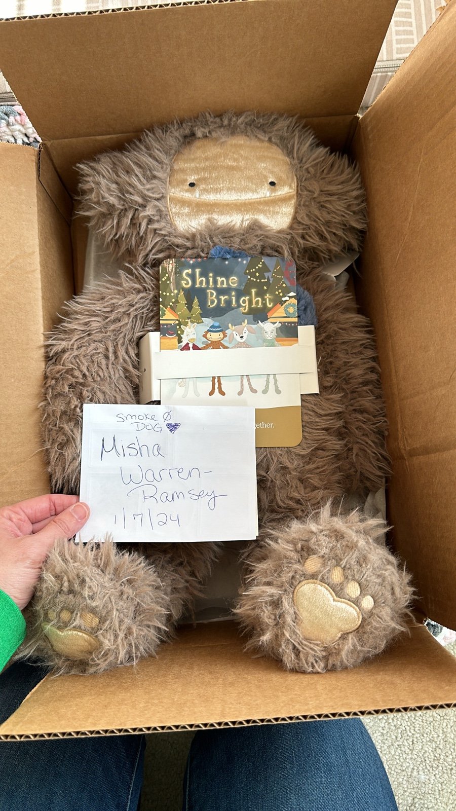 Slumberkins XL Bigfoot Ultra Plush Brand New in Box