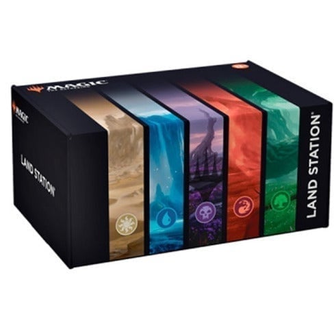 Magic The Gathering Land Station 400 Basic Lands Matching Art Draft Sealed Box