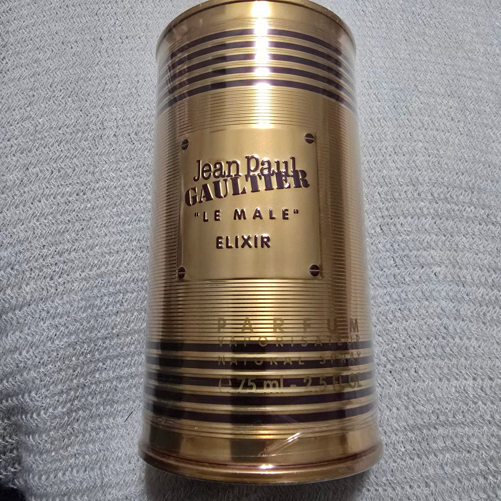 JEAN PAUL GAULTIER LE MALE ELIXIR PARFUM 75ml 2.5oz New in SEALED can.