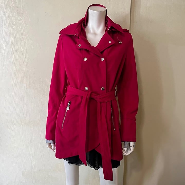 Betsey Johnson Trench Coat Large