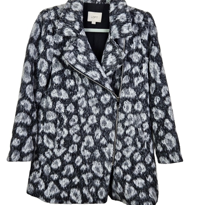Loft spotted moto best sale coat