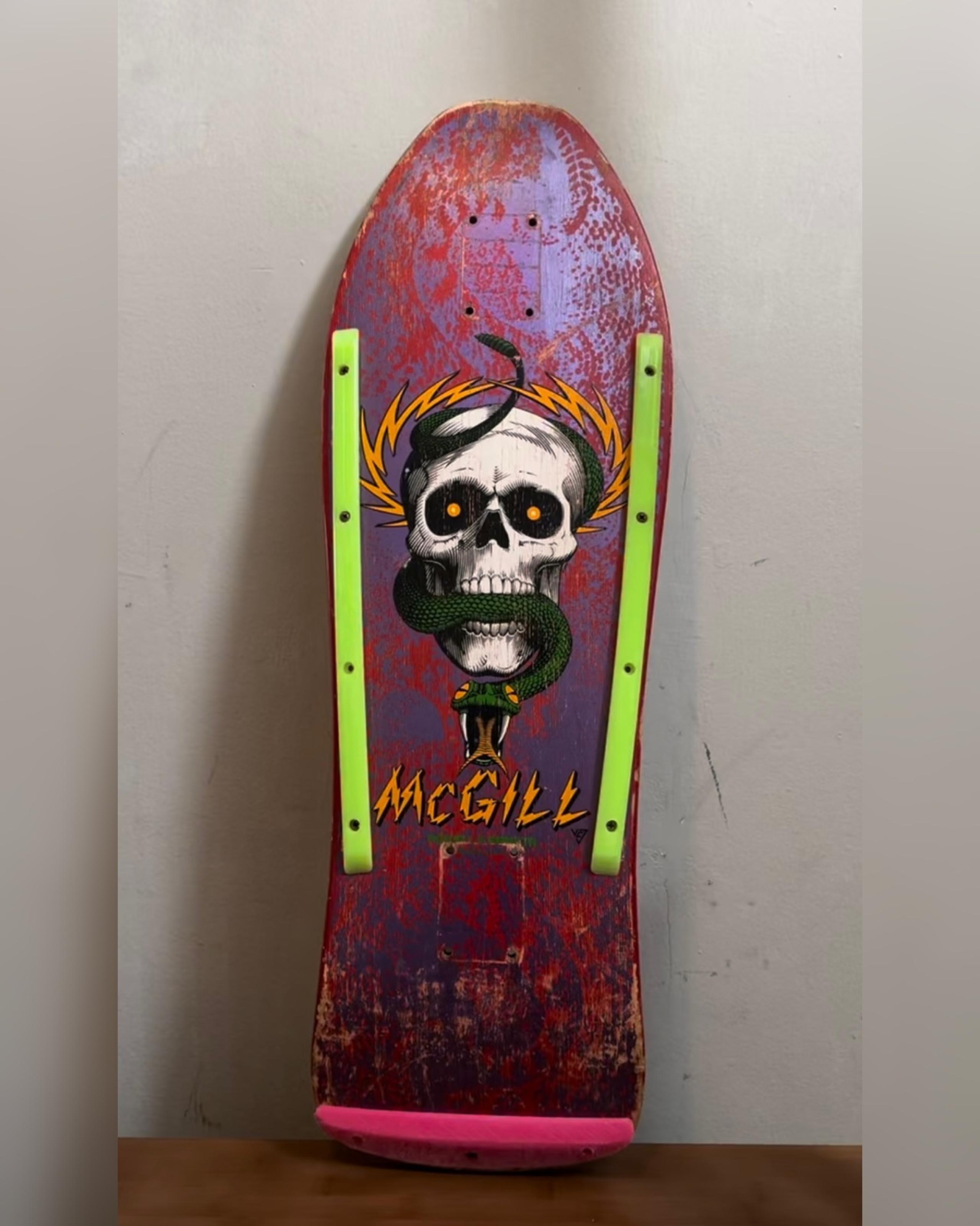 Original 1980s Powell Peralta Mike McGill Skull and Snake Skateboard